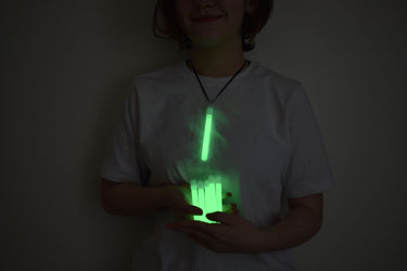 4 inch 10mm Green Glow Sticks- 25 Per Package